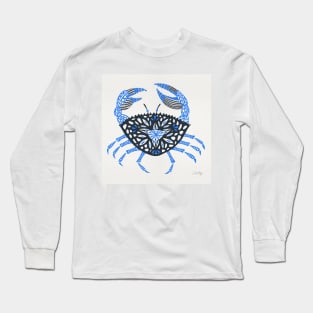 Blue Crab Long Sleeve T-Shirt